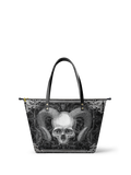 "Grimcrown" Leather Tote Bag