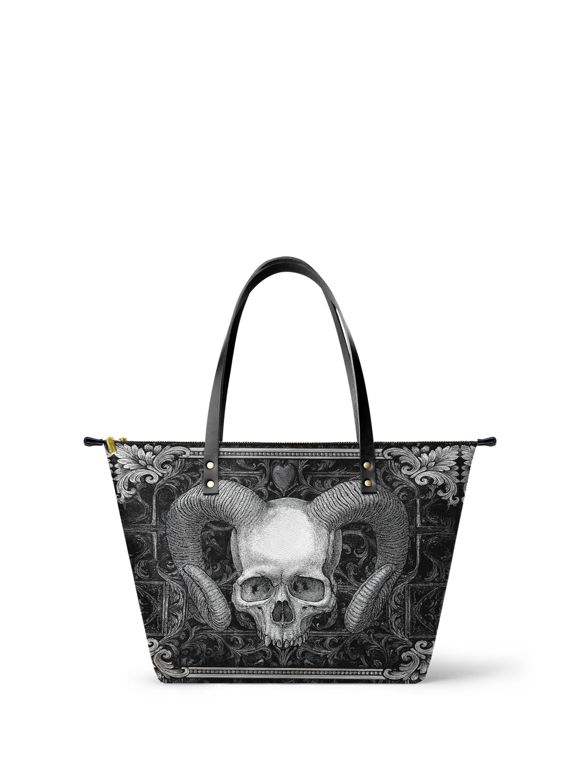 "Grimcrown" Leather Tote Bag