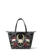 "Nightrosary" Leather Tote Bag