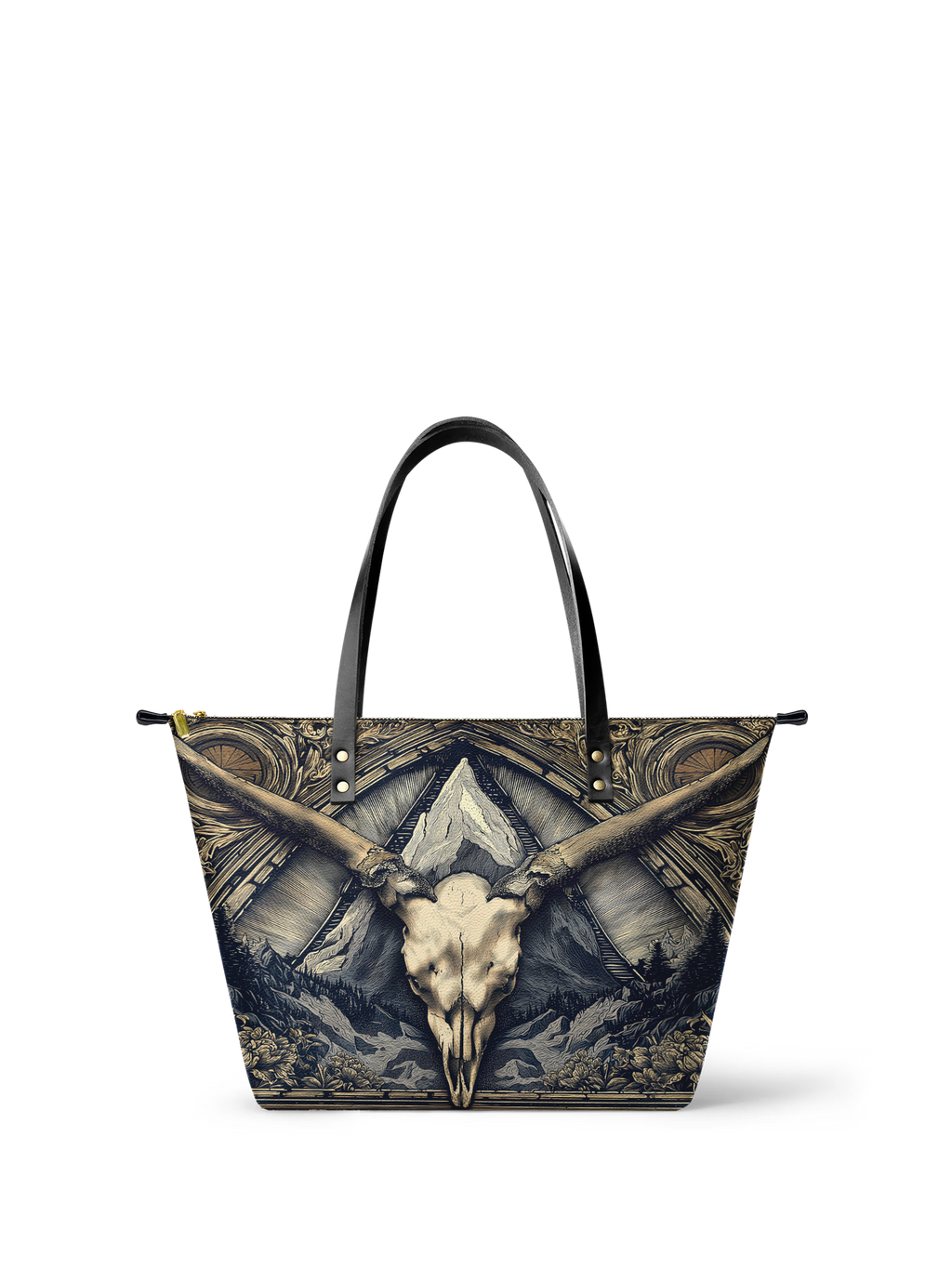 "Altarhorn" Leather Tote Bag