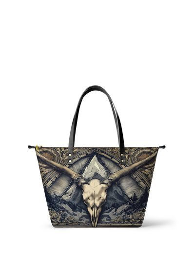 "Altarhorn" Leather Tote Bag
