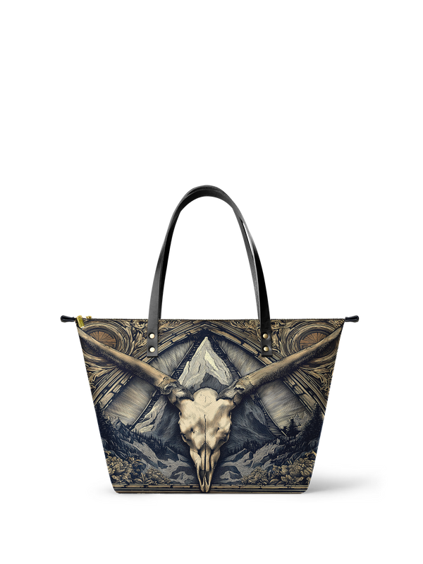 "Altarhorn" Leather Tote Bag