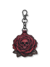 "Skullbloom" Leather Bag Charm