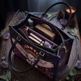 "Strixaria" Applique Leather Handbag Pre-order