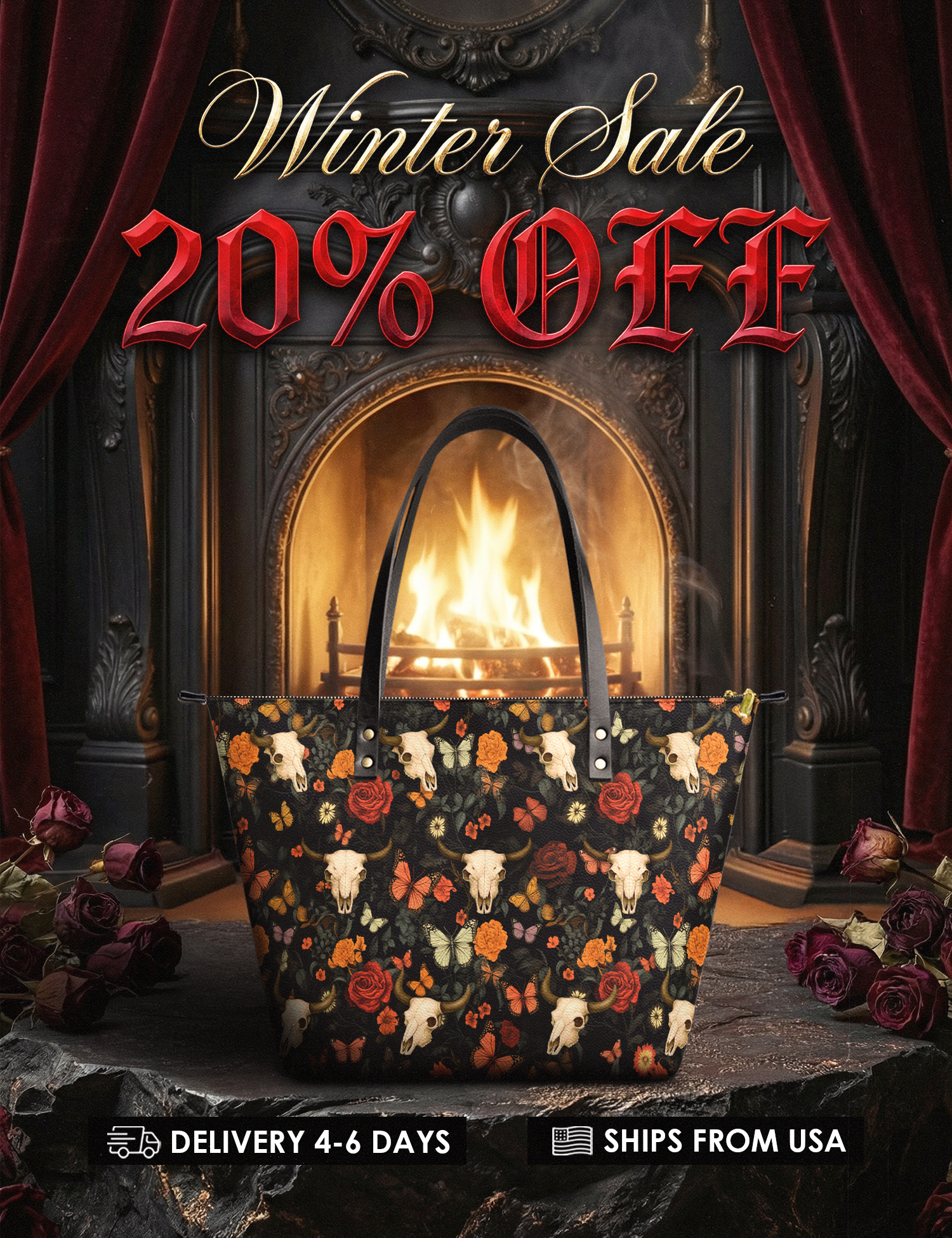 "Thornfall" Leather Tote Bag Deal