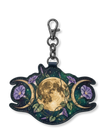 "Trilune" Leather Bag Charm