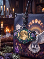 "Trilune" Leather Bag Charm