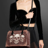 "Triskelion" - Black Interior - Leather Handbag - 100.1 DEAL