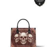"Triskelion" - Black Interior - Leather Handbag