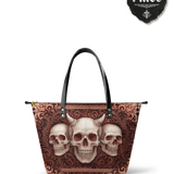 "Triskelion" Leather Tote Bag