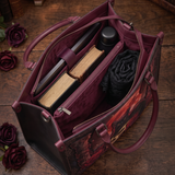 "Vampirosa" Applique Leather Handbag Pre-order