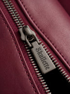 "Vampirosa" Applique Leather Handbag