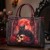 "Vampirosa" Applique Leather Handbag Pre-order