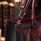"Vampirosa" Applique Leather Handbag Pre-order
