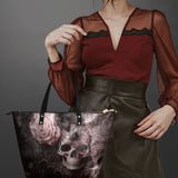 "Venomina" Leather Tote Bag Matching SANTA Combo