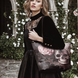 "Venomina" Leather Tote Bag Matching SANTA Combo