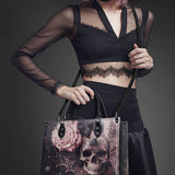 "Venomina" - Black Interior - Leather Handbag Matching SANTA Combo
