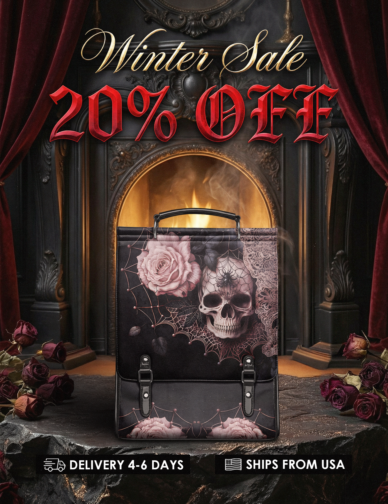 "Venomina" Leather Backpack Deal