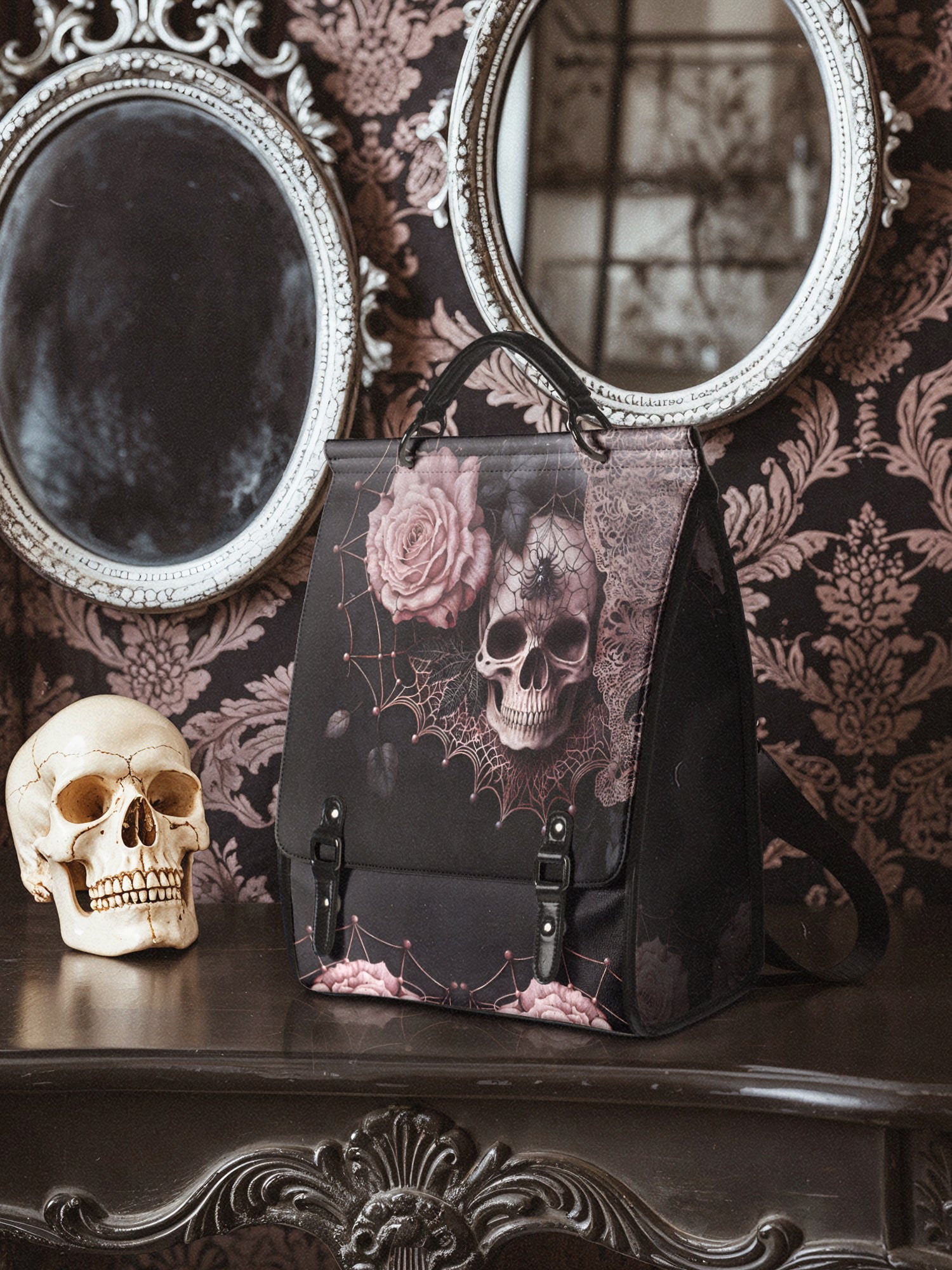 "Venomina" Leather Backpack