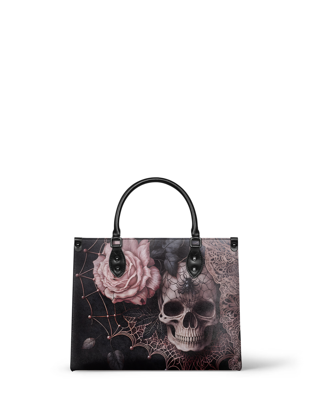 "Venomina" - Black Interior - Leather Handbag