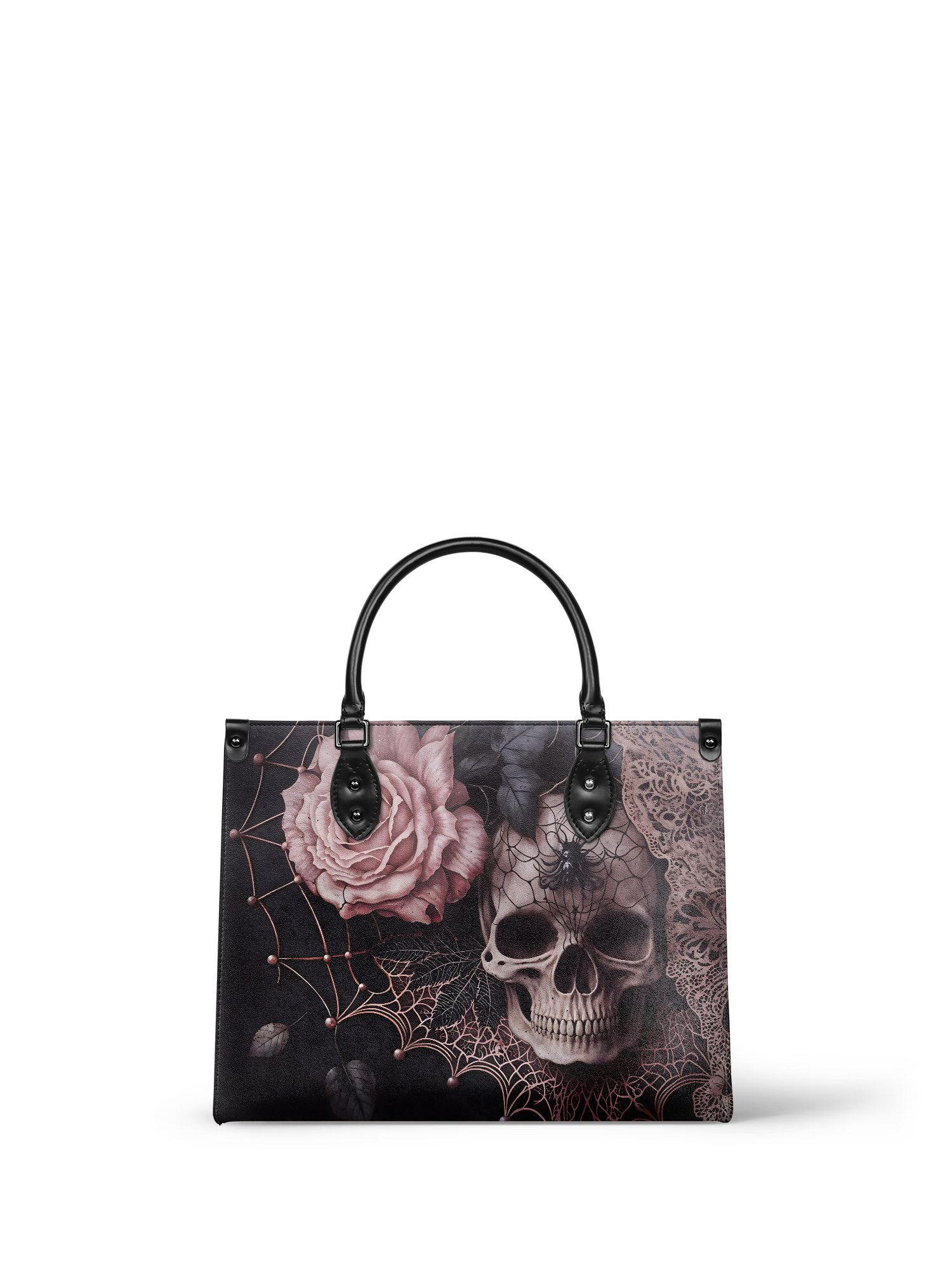"Venomina" - Black Interior - Leather Handbag