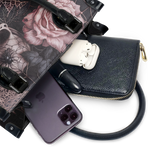 "Venomina" - Black Interior - Small Leather Handbag - 100.1 DEAL