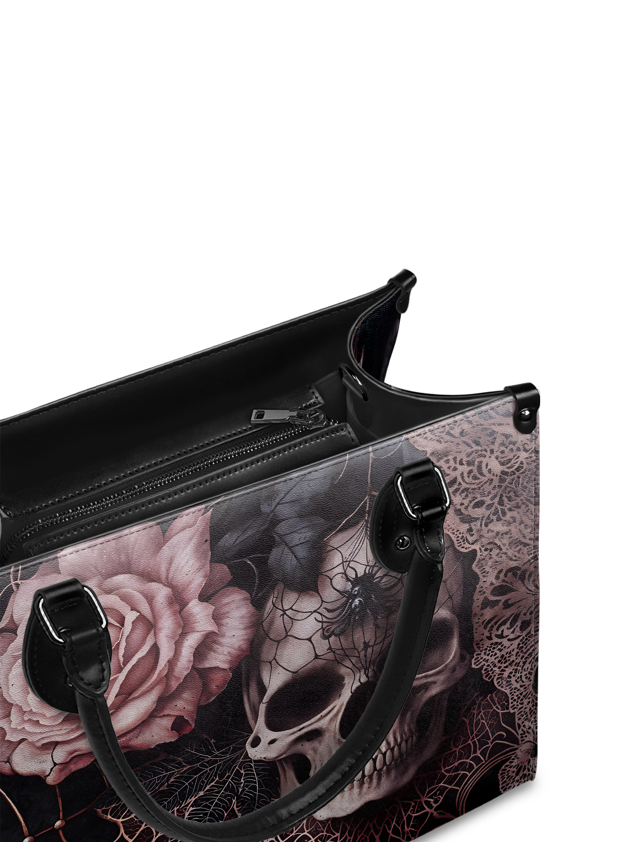 "Venomina" - Black Interior - Leather Handbag