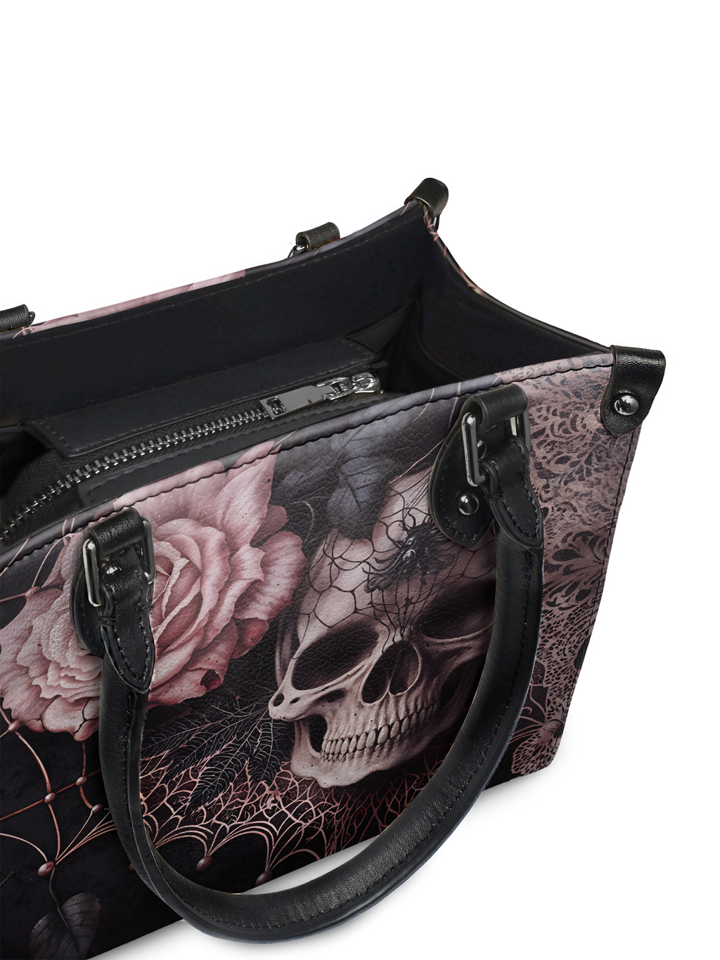 "Venomina" - Black Interior - Small Leather Handbag