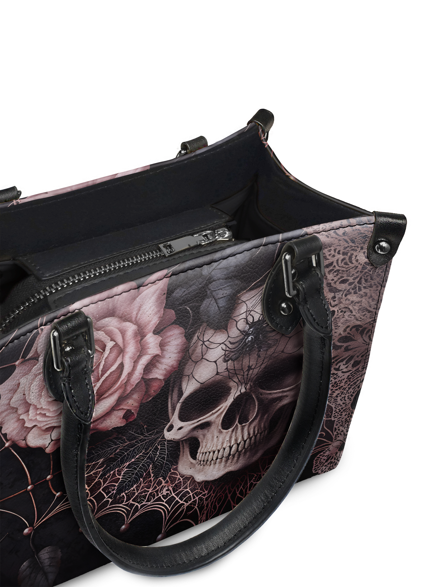 "Venomina" - Black Interior - Small Leather Handbag