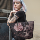 "Venomina" Leather Tote Bag Matching SANTA Combo