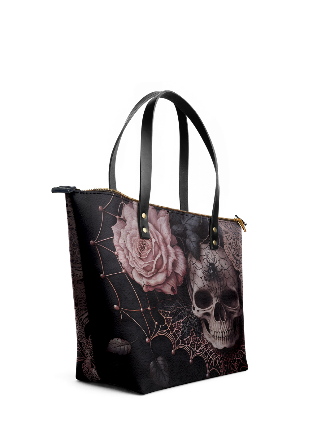 "Venomina" Leather Tote Bag