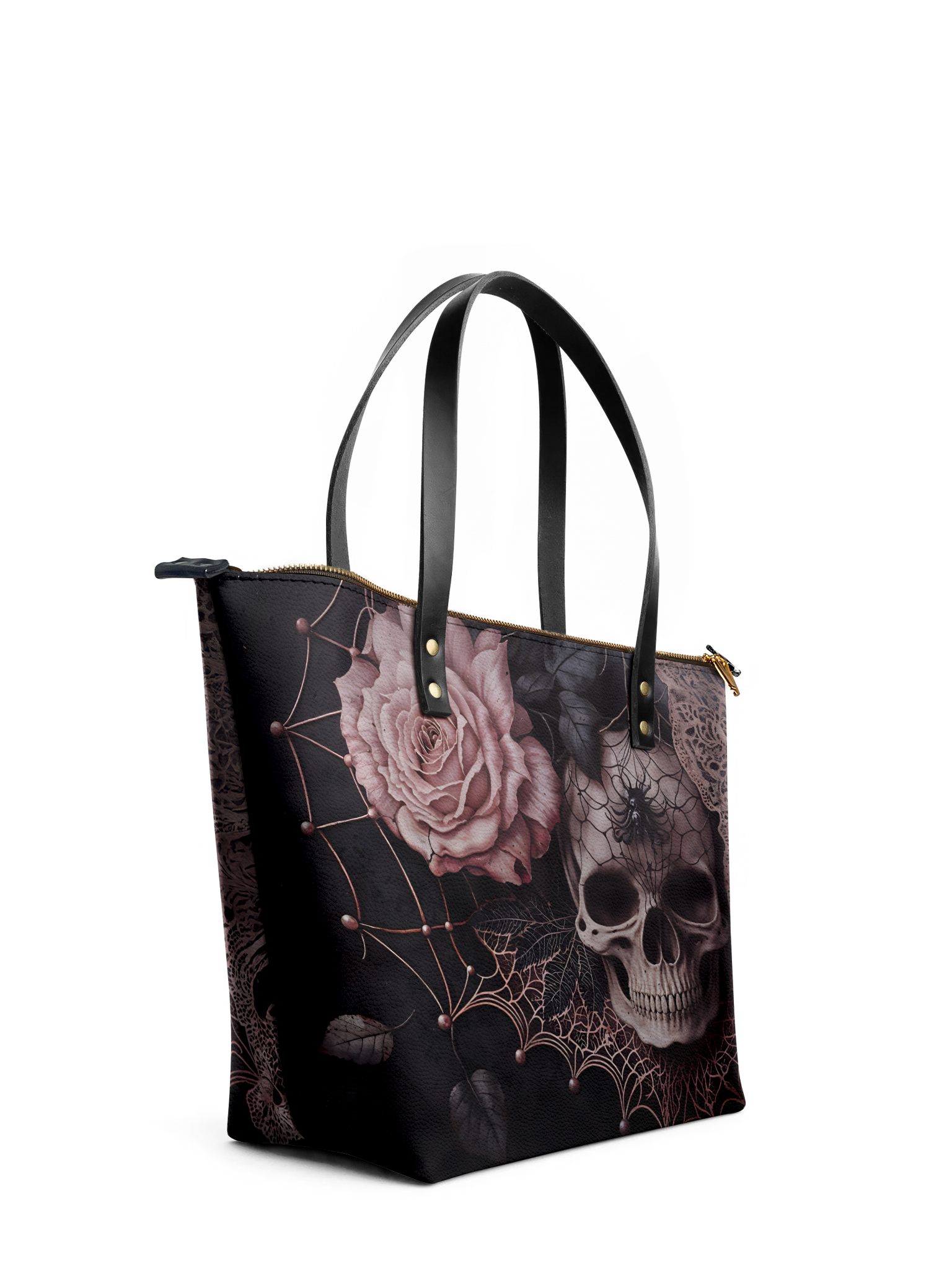 "Venomina" Leather Tote Bag