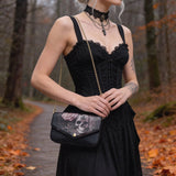"Venomina" Envelope Chain Crossbody Bag