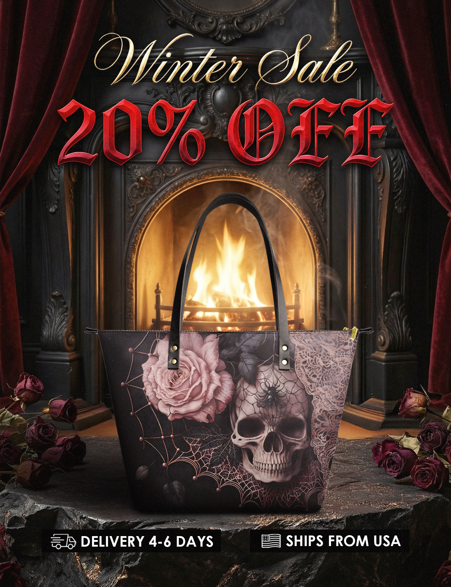 "Venomina" Leather Tote Bag Deal