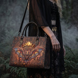 "Vespertine" Applique Leather Handbag Pre-order