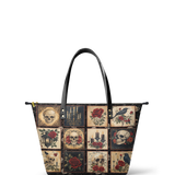 "Blacklitany" Leather Tote Bag