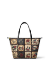 "Blacklitany" Leather Tote Bag