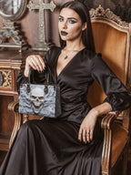 "Wraithbone" Small Leather Handbag SPOOKY DEAL