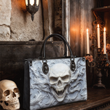 "Wraithbone" - Black Interior - Leather Handbag Matching SANTA Combo