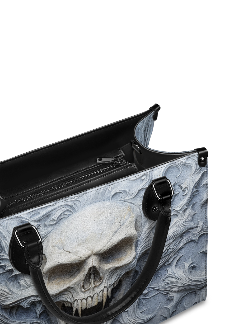 "Wraithbone" - Red Interior - Leather Handbag