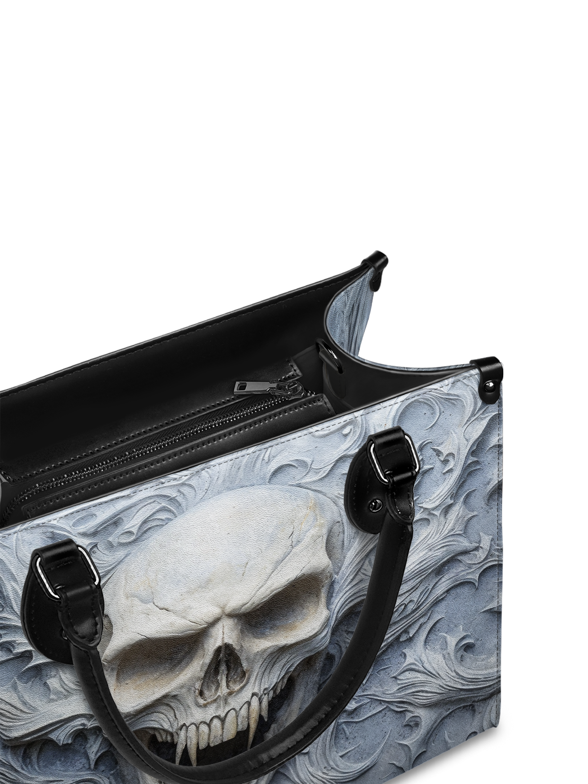 "Wraithbone" - Red Interior - Leather Handbag