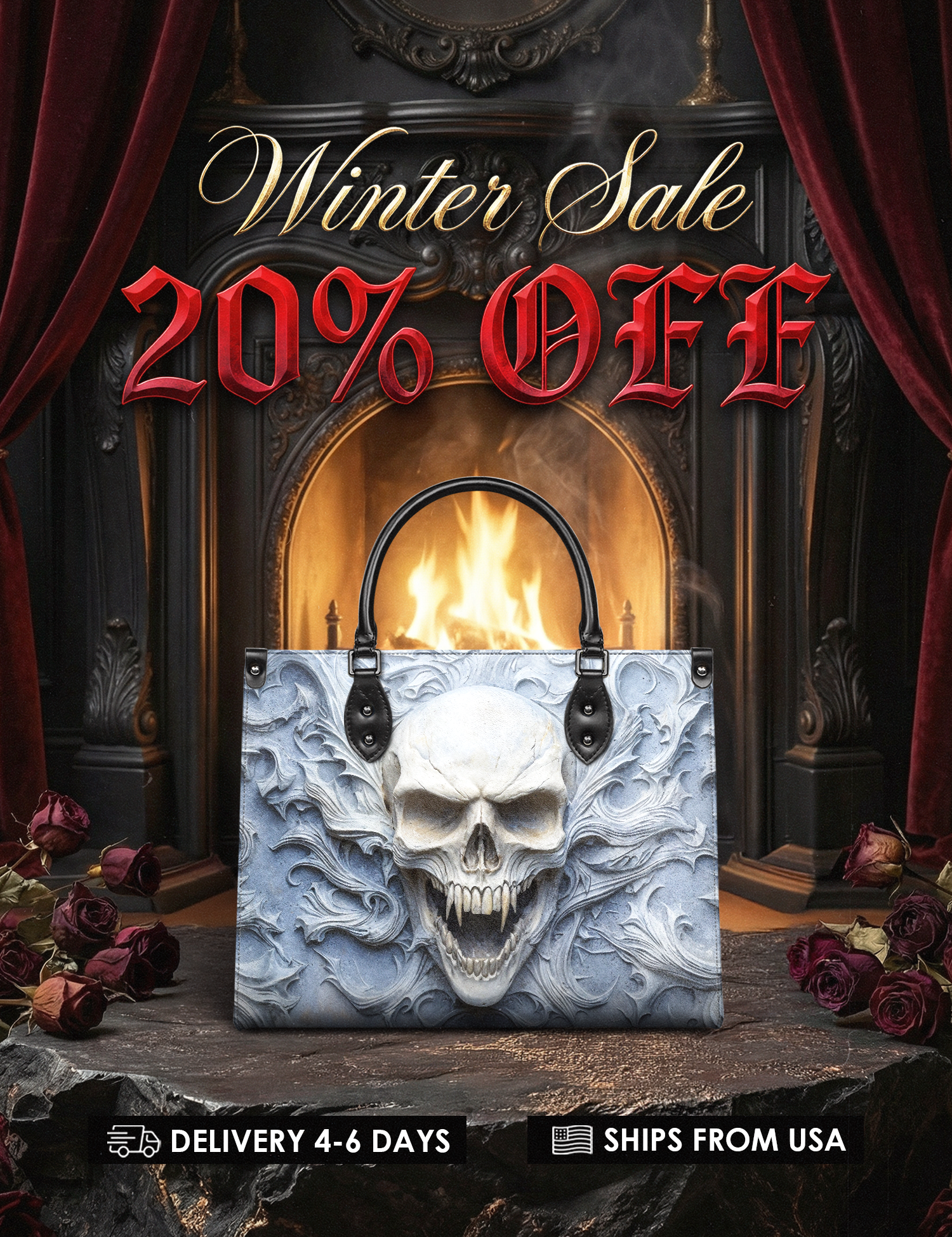 "Wraithbone" Leather Handbag Deal
