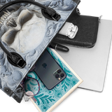 "Wraithbone" - Black Interior - Leather Handbag Matching SANTA Combo