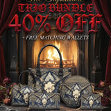 "Altarhorn" The Signature Trio Bundle (Small Leather Handbag)