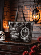 "Dustveil" Leather Tote Bag