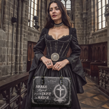 "Dustveil" Leather Bag Matching SANTA Combo