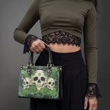 "Bloodrose" Poison Ivy Small Leather Bag - 100.1 DEAL