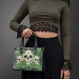 "Bloodrose" Poison Ivy - Black Interior - Small Leather Handbag - 100.1 DEAL - Special