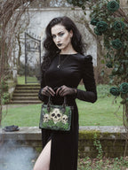 "Bloodrose" Poison Ivy - Black Interior - Small Leather Handbag
