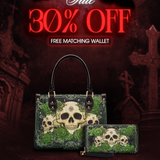 "Bloodrose" Poison Ivy Small Leather Bag Deal